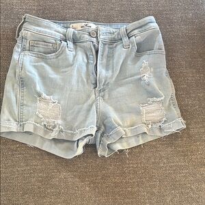 Wild Fable Light Blue Distressed Denim Shorts